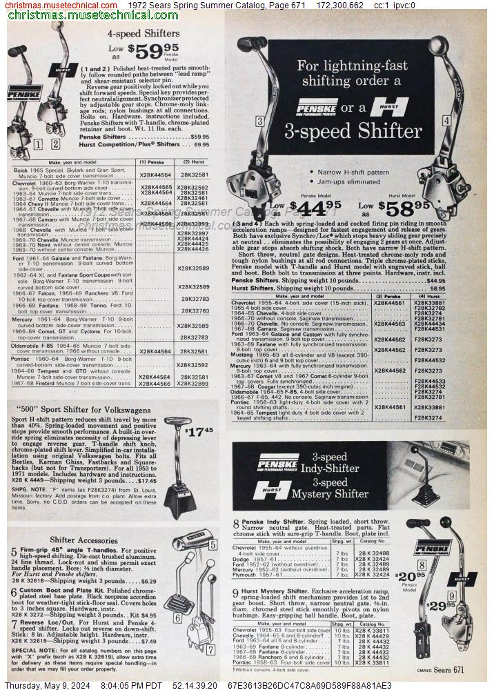 1972 Sears Spring Summer Catalog, Page 671