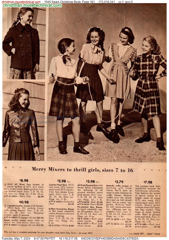 1945 Sears Christmas Book, Page 161