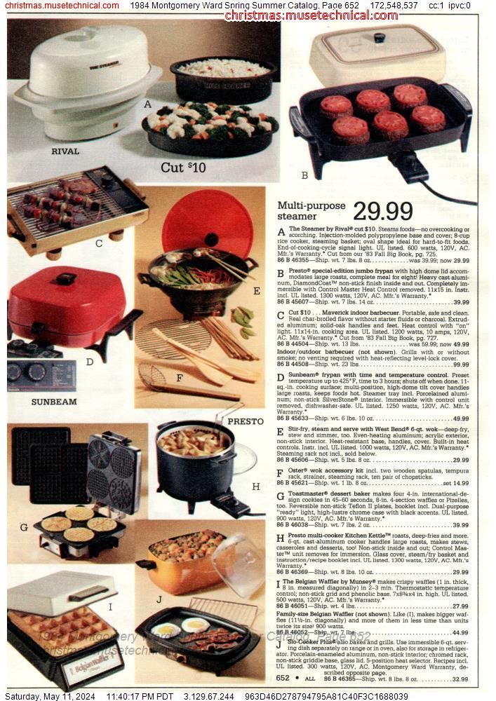 1984 Montgomery Ward Spring Summer Catalog, Page 652
