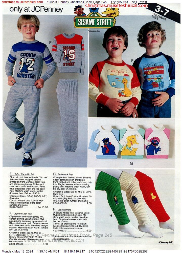 1982 JCPenney Christmas Book, Page 245
