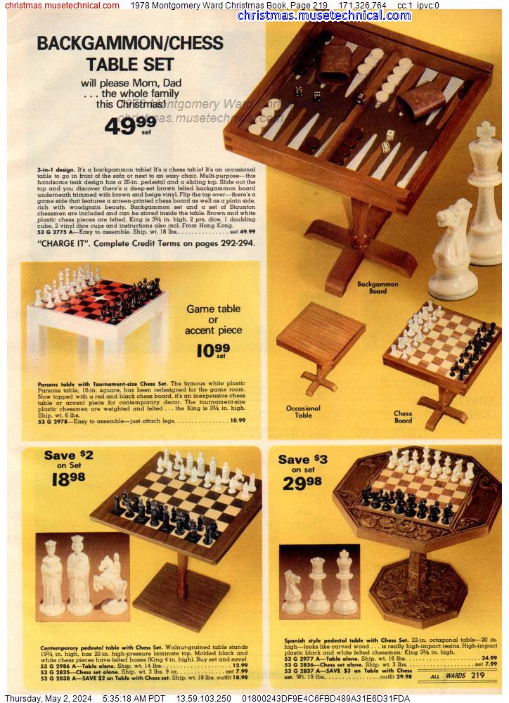 1978 Montgomery Ward Christmas Book, Page 219