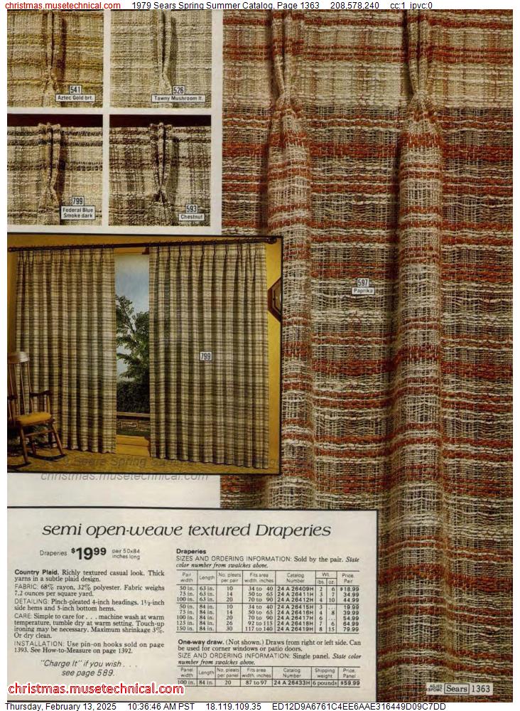 1979 Sears Spring Summer Catalog, Page 1363