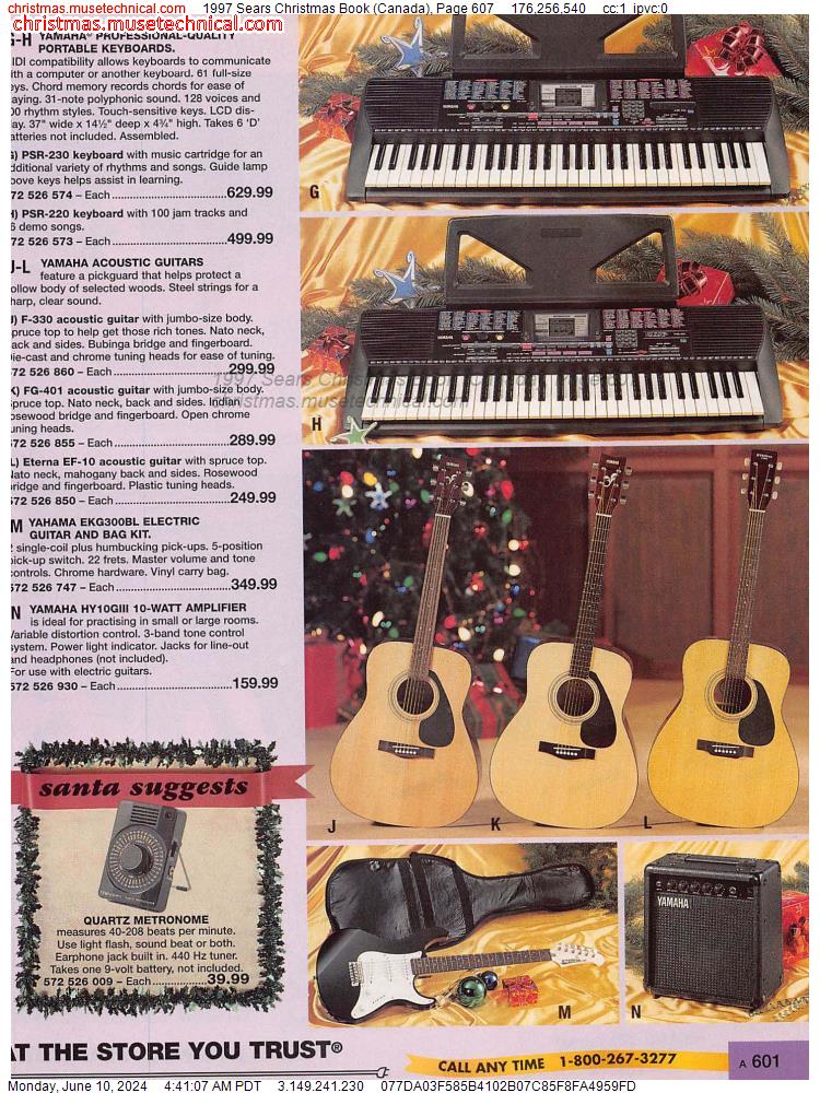 1997 Sears Christmas Book (Canada), Page 607