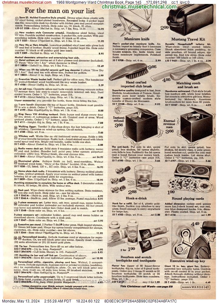 1968 Montgomery Ward Christmas Book, Page 145