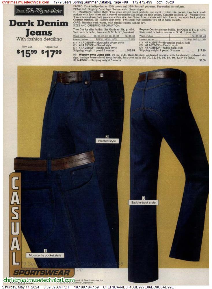 1979 Sears Spring Summer Catalog, Page 498