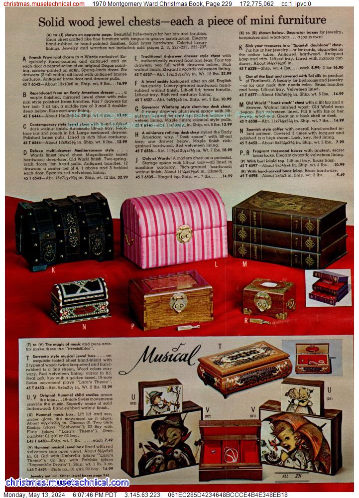 1970 Montgomery Ward Christmas Book, Page 229
