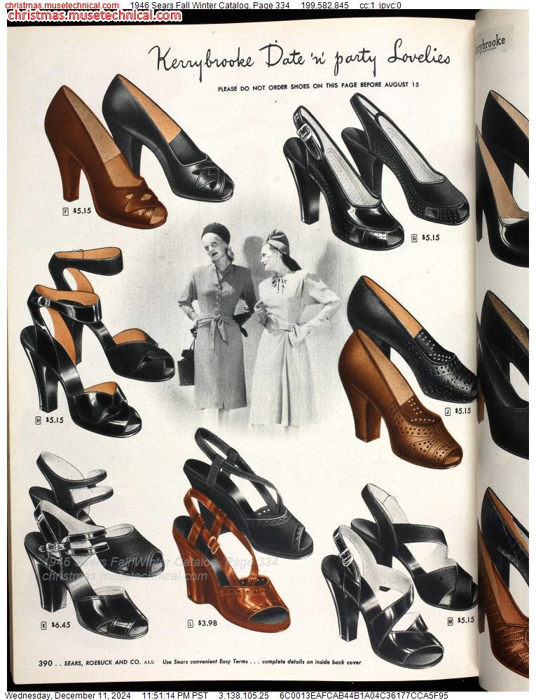 1946 Sears Fall Winter Catalog, Page 334