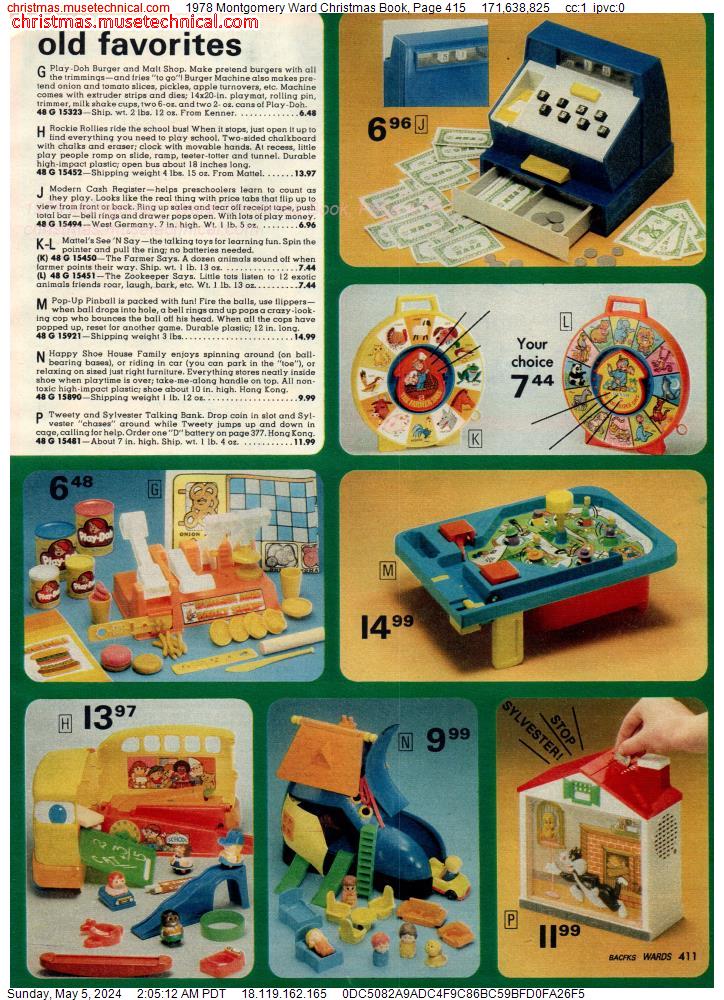 1978 Montgomery Ward Christmas Book, Page 415