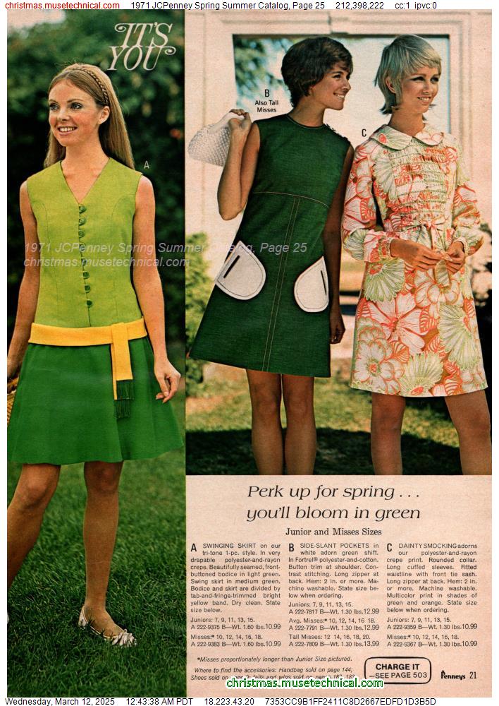 1971 JCPenney Spring Summer Catalog, Page 25