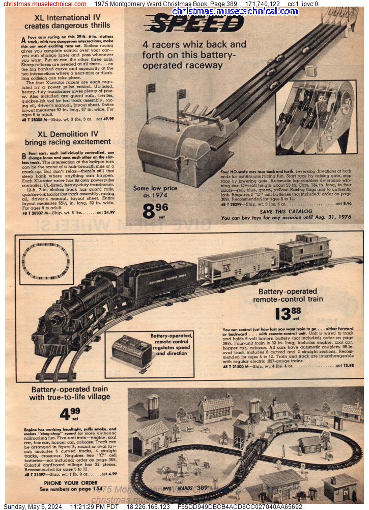 1975 Montgomery Ward Christmas Book, Page 389
