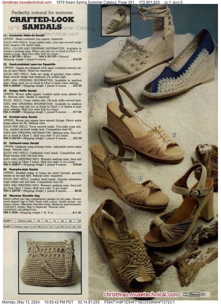 1979 Sears Spring Summer Catalog, Page 301