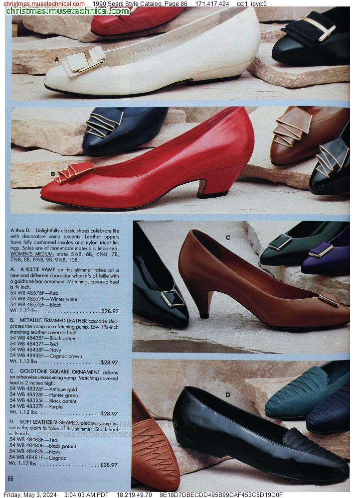 1990 Sears Style Catalog, Page 86