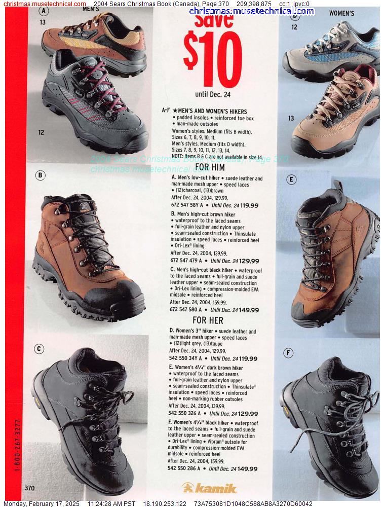 2004 Sears Christmas Book (Canada), Page 370