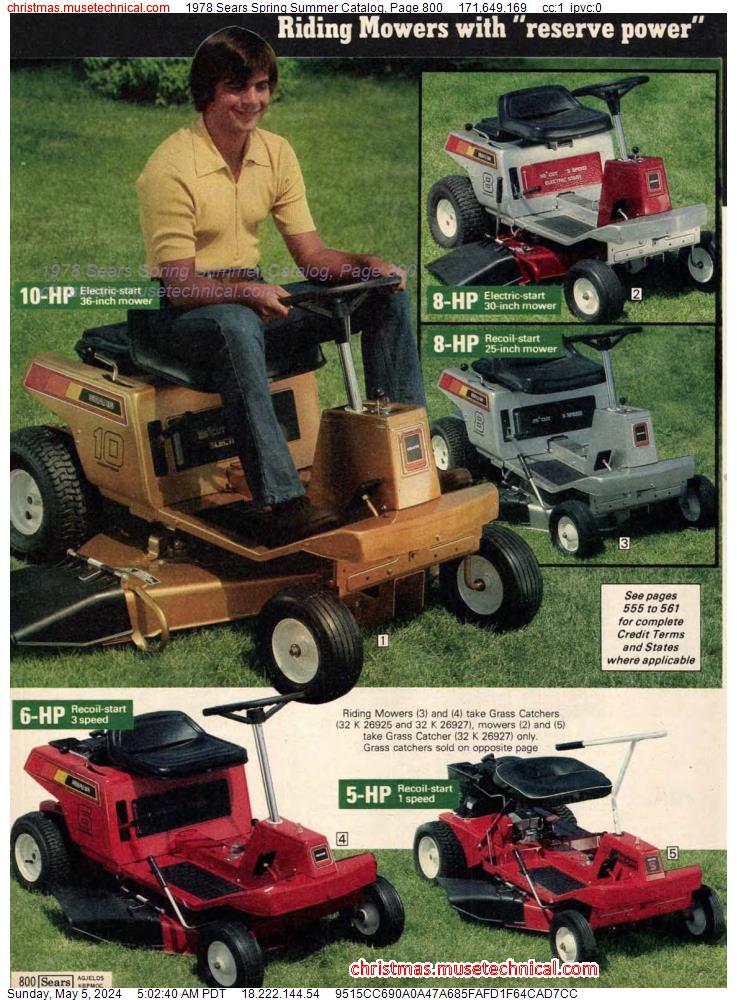 1978 Sears Spring Summer Catalog, Page 800