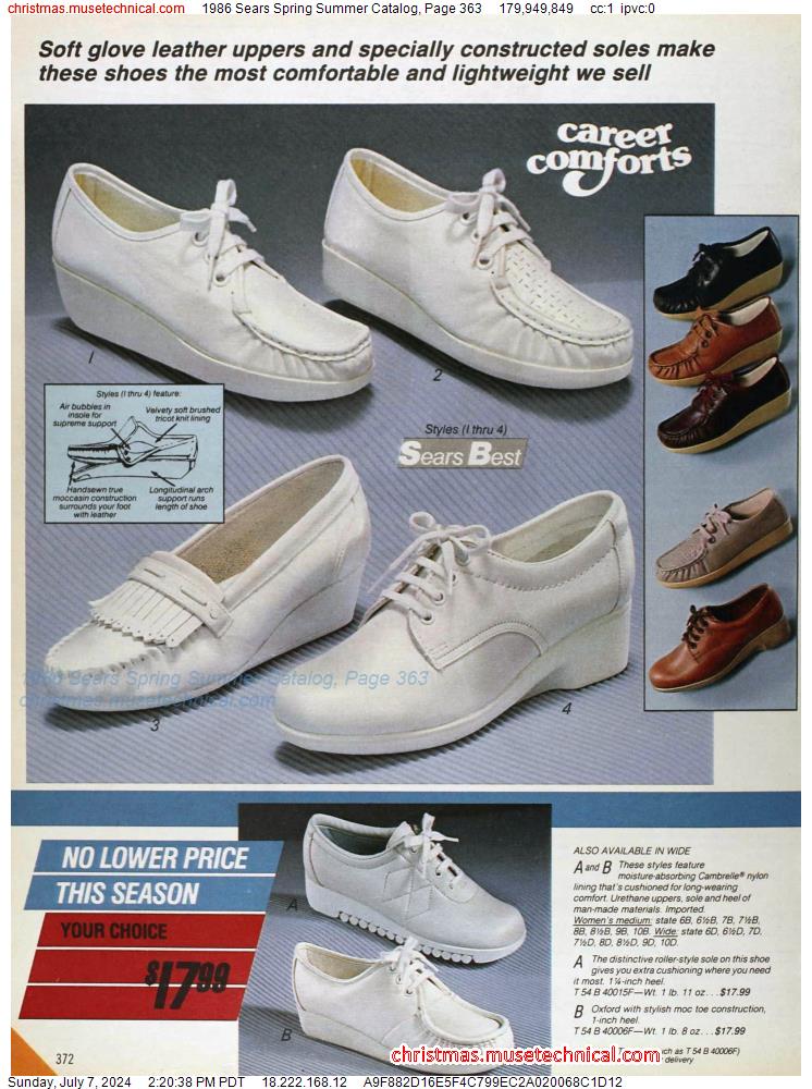 1986 Sears Spring Summer Catalog, Page 363