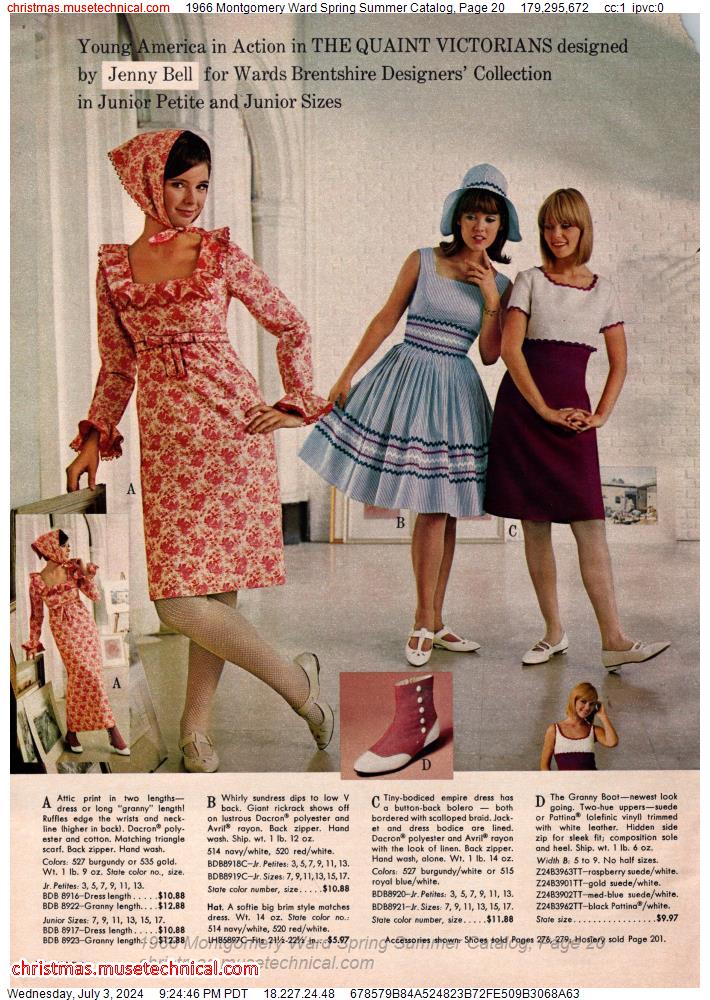 1966 Montgomery Ward Spring Summer Catalog, Page 20