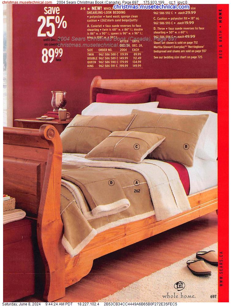 2004 Sears Christmas Book (Canada), Page 697