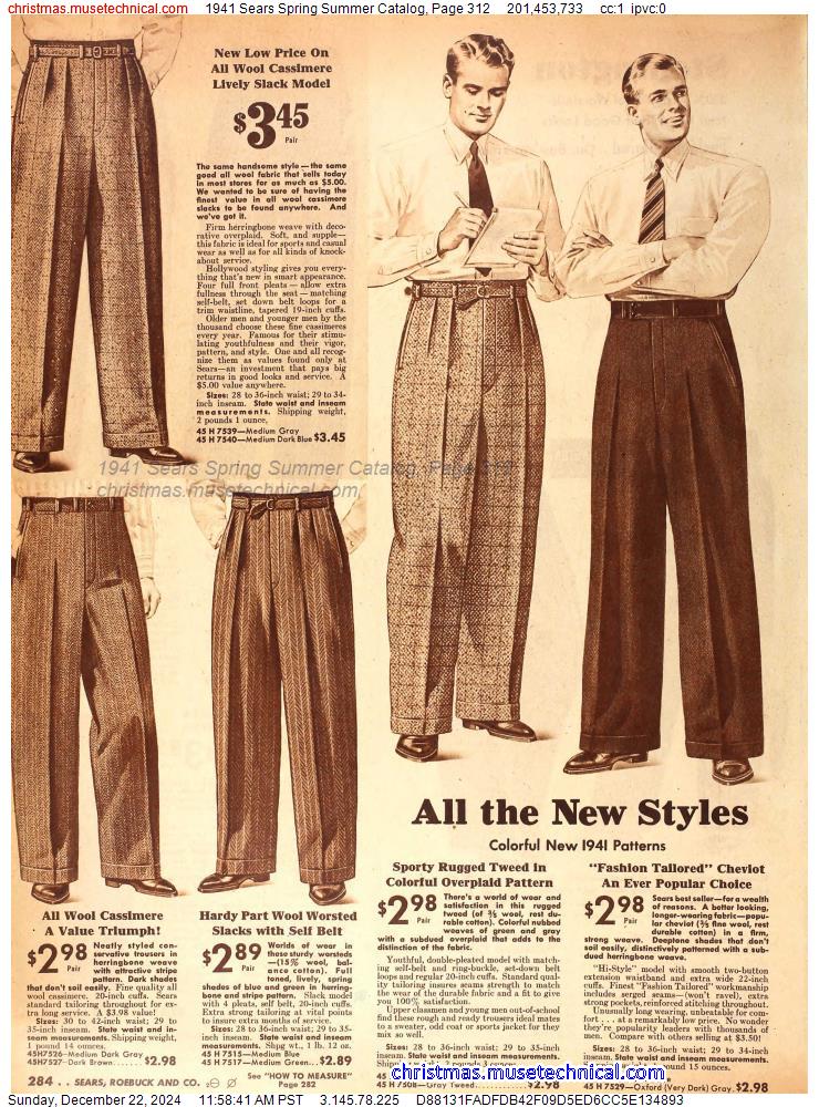 1941 Sears Spring Summer Catalog, Page 312