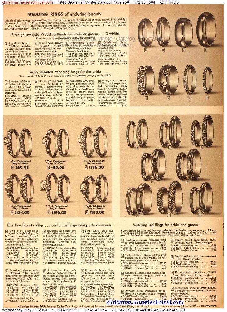 1948 Sears Fall Winter Catalog, Page 956