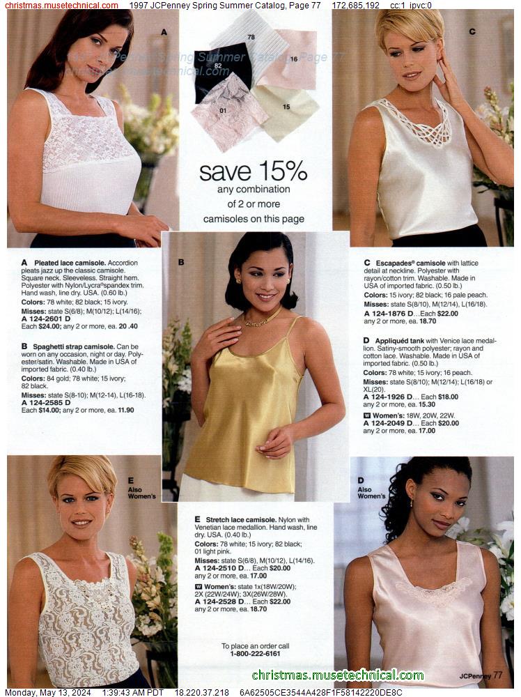 1997 JCPenney Spring Summer Catalog, Page 77