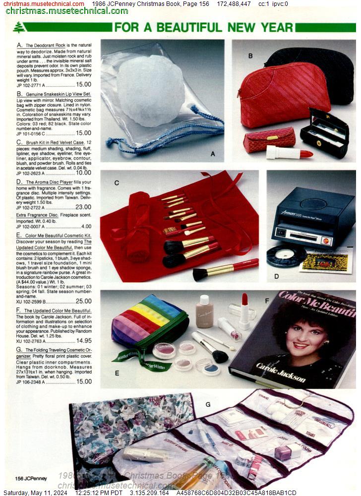 1986 JCPenney Christmas Book, Page 156