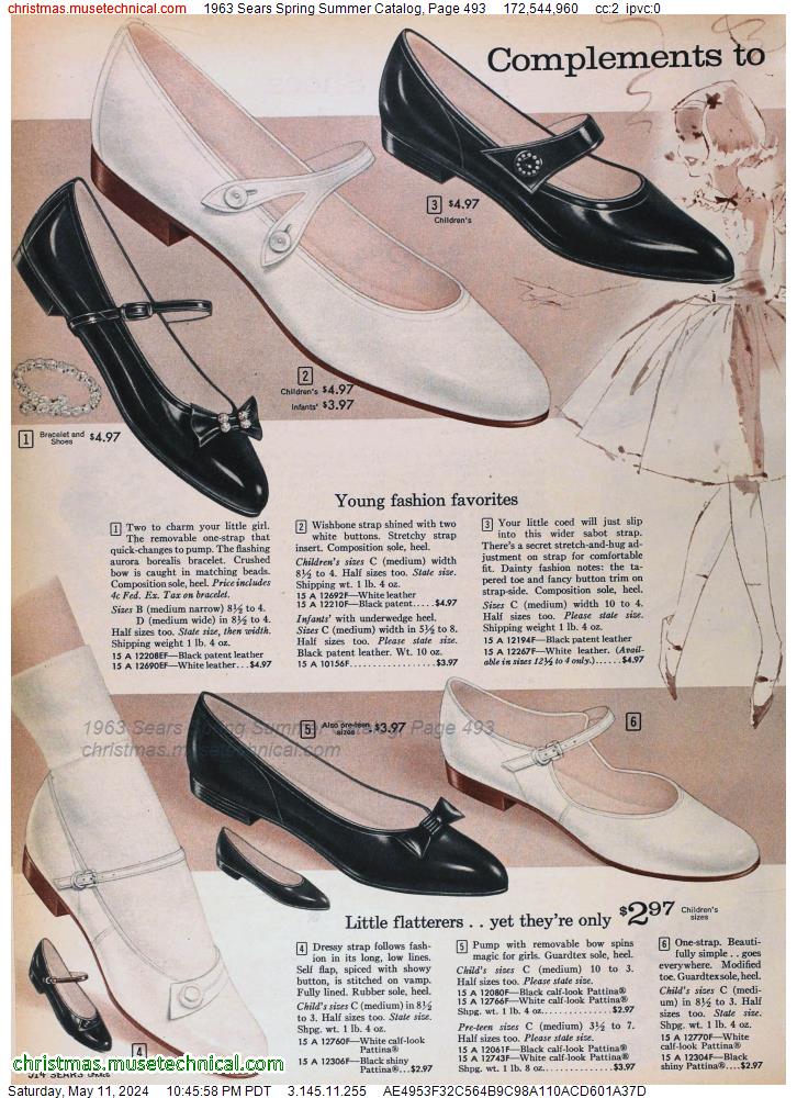 1963 Sears Spring Summer Catalog, Page 493
