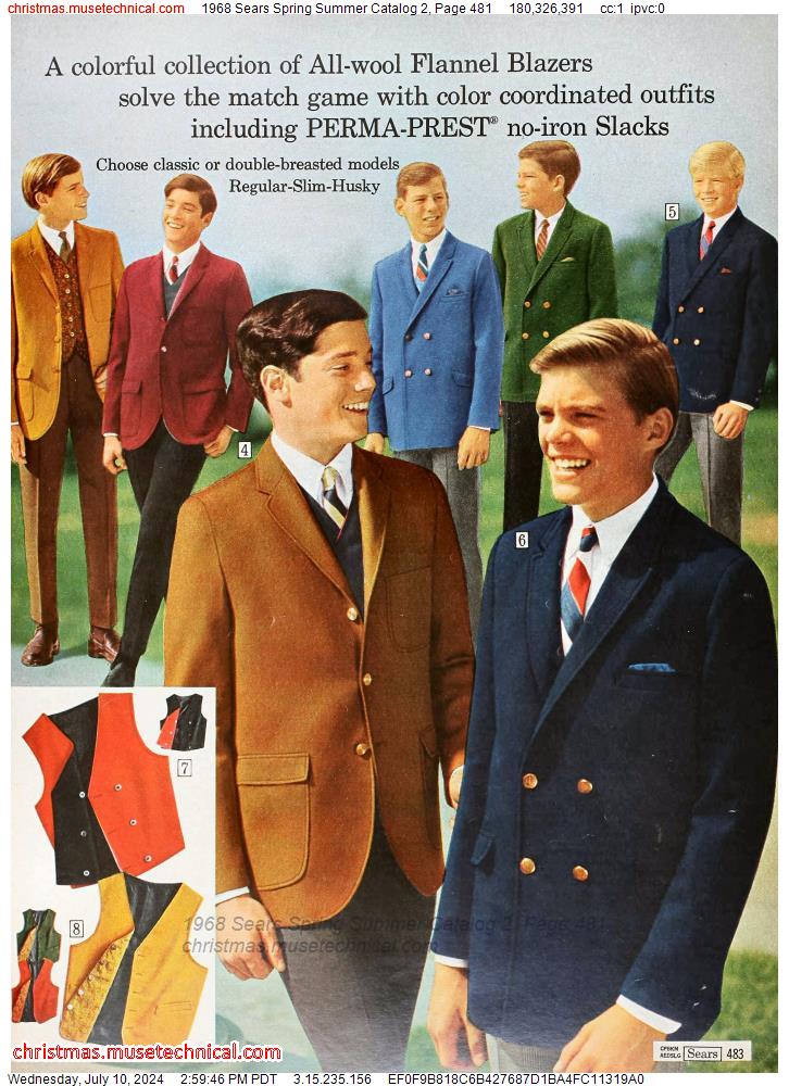 1968 Sears Spring Summer Catalog 2, Page 481