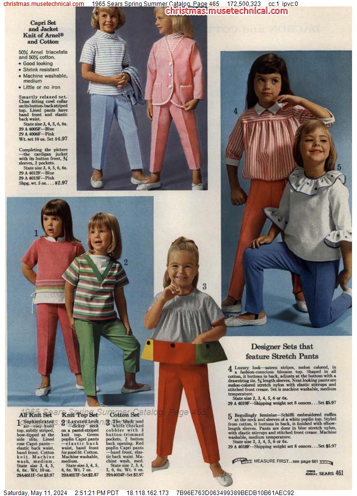 1965 Sears Spring Summer Catalog, Page 465