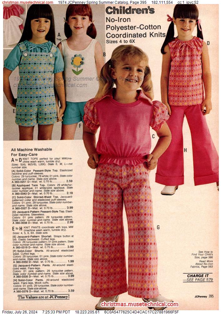 1974 JCPenney Spring Summer Catalog, Page 395