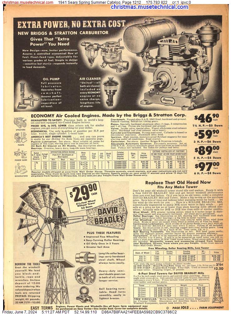 1941 Sears Spring Summer Catalog, Page 1212