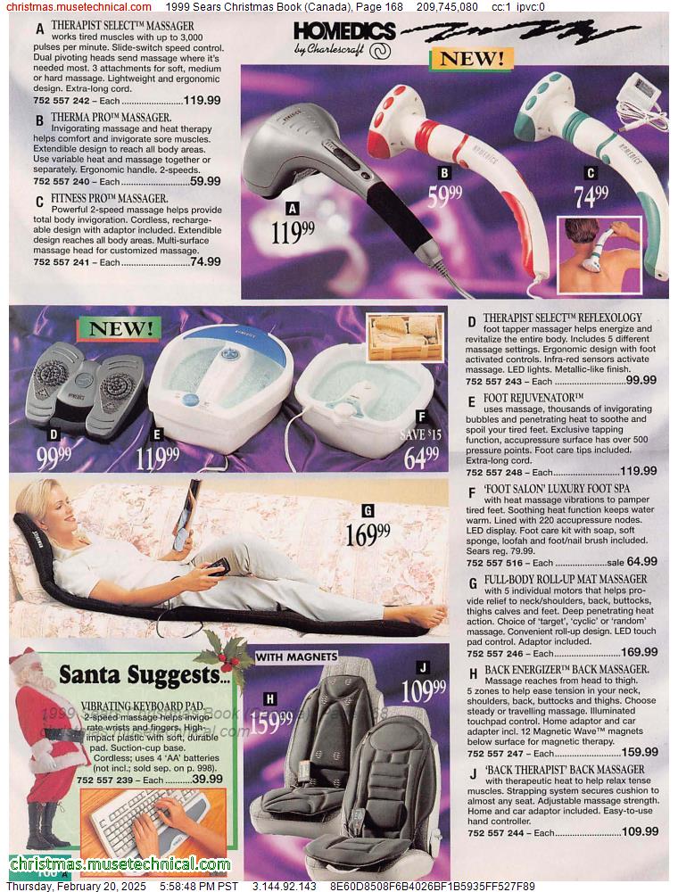 1999 Sears Christmas Book (Canada), Page 168