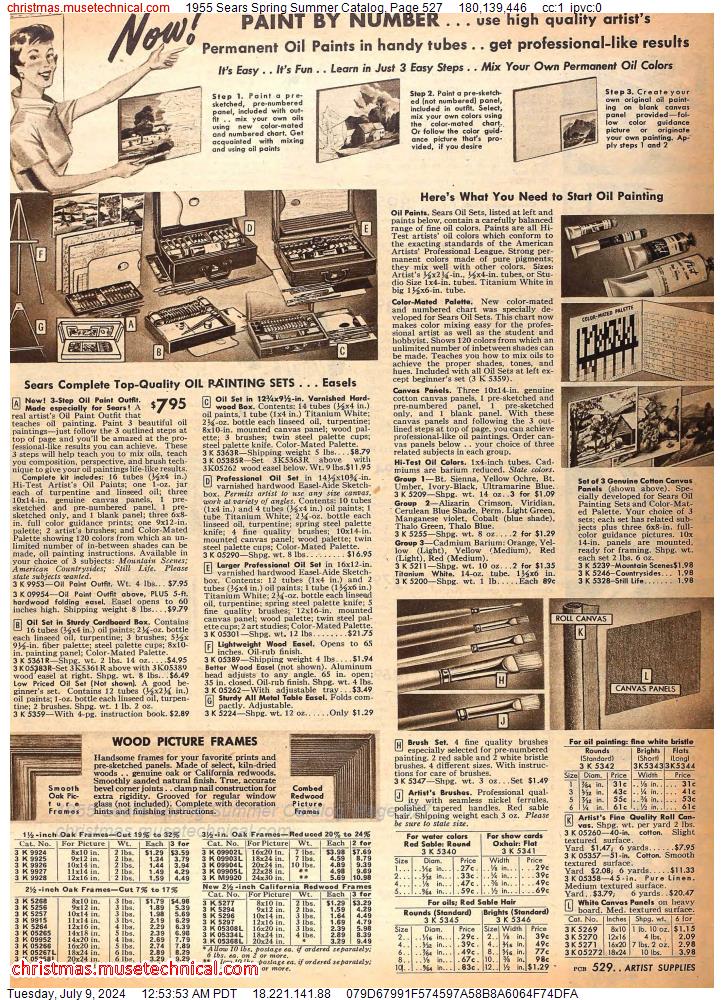 1955 Sears Spring Summer Catalog, Page 527