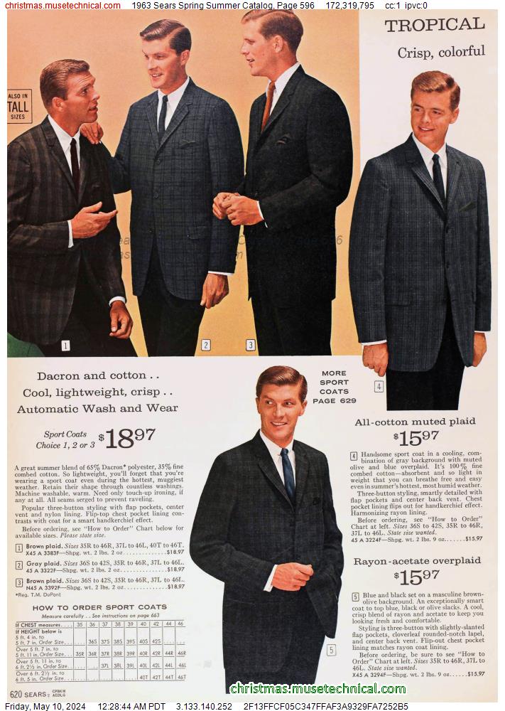 1963 Sears Spring Summer Catalog, Page 596