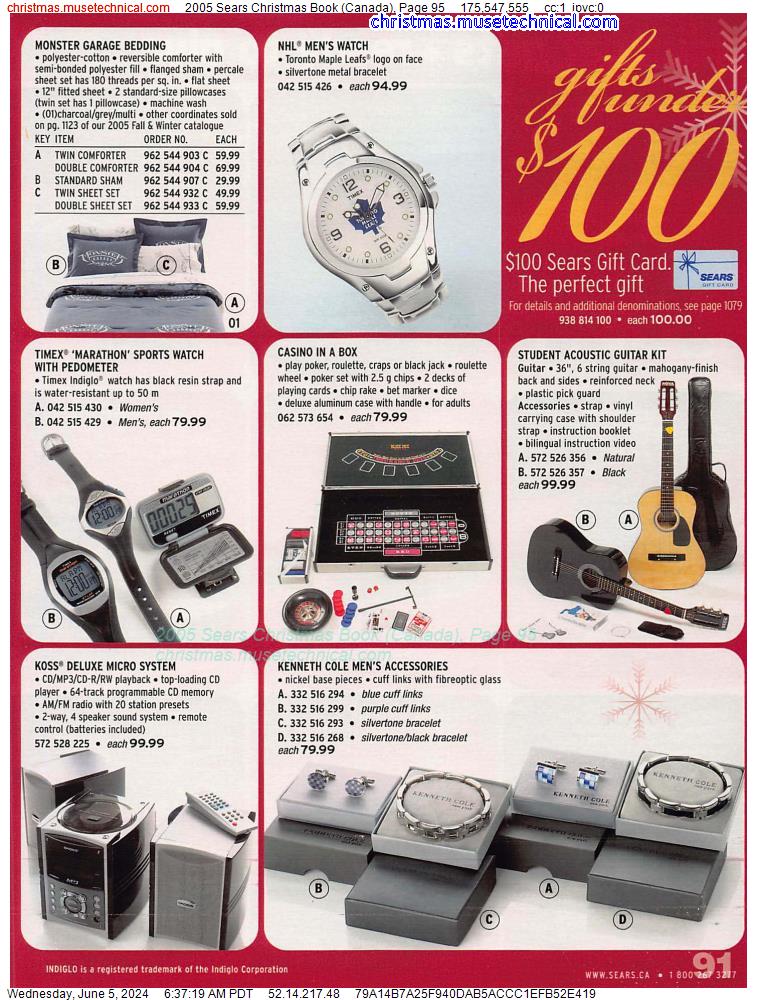 2005 Sears Christmas Book (Canada), Page 95