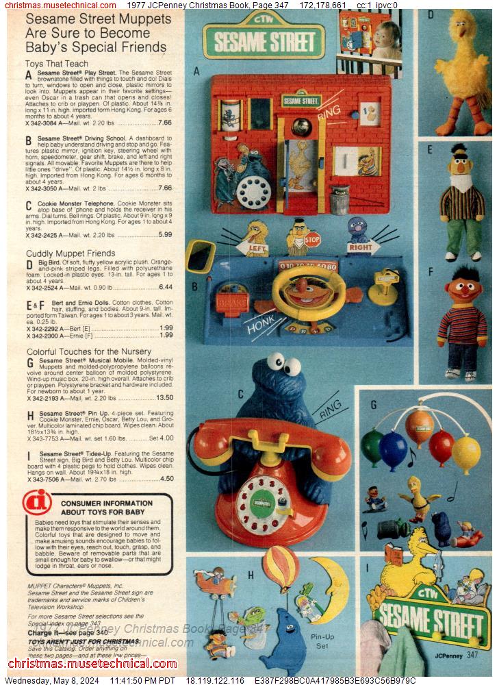 1977 JCPenney Christmas Book, Page 347