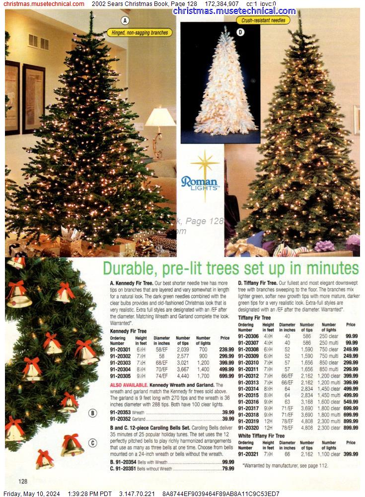 2002 Sears Christmas Book, Page 128