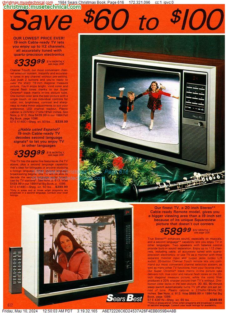 1984 Sears Christmas Book, Page 616