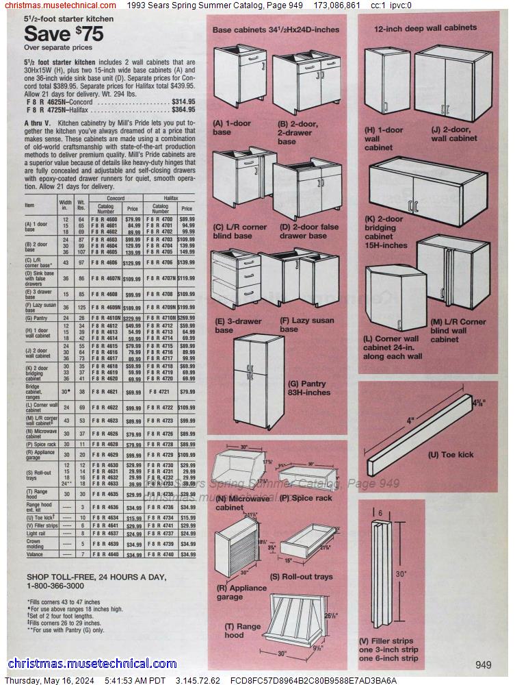 1993 Sears Spring Summer Catalog, Page 949