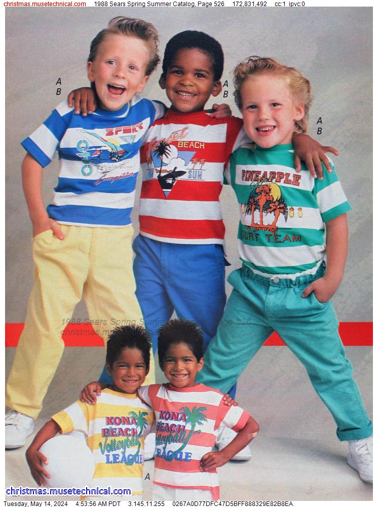 1988 Sears Spring Summer Catalog, Page 526