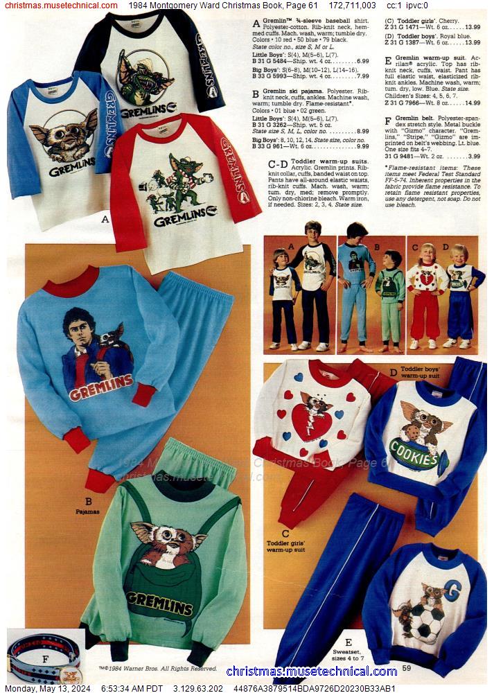 1984 Montgomery Ward Christmas Book, Page 61
