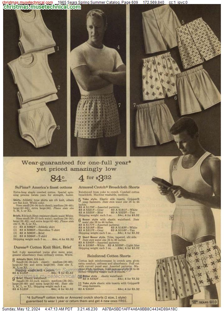 1965 Sears Spring Summer Catalog, Page 609