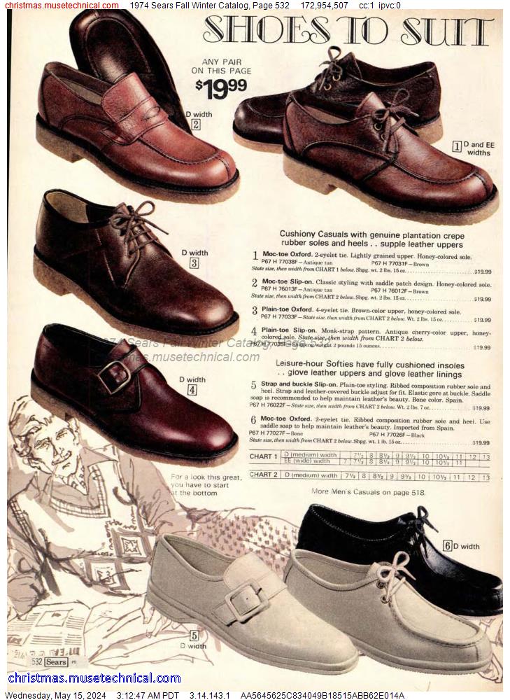 1974 Sears Fall Winter Catalog, Page 532