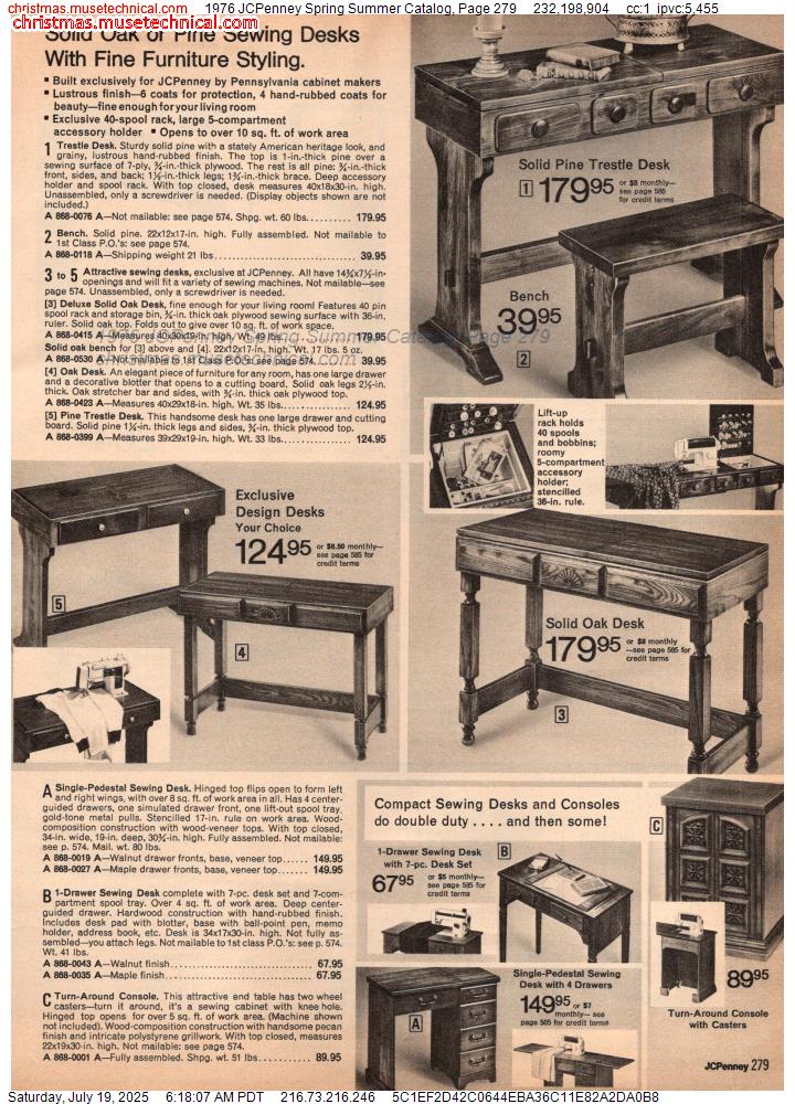 1976 JCPenney Spring Summer Catalog, Page 279