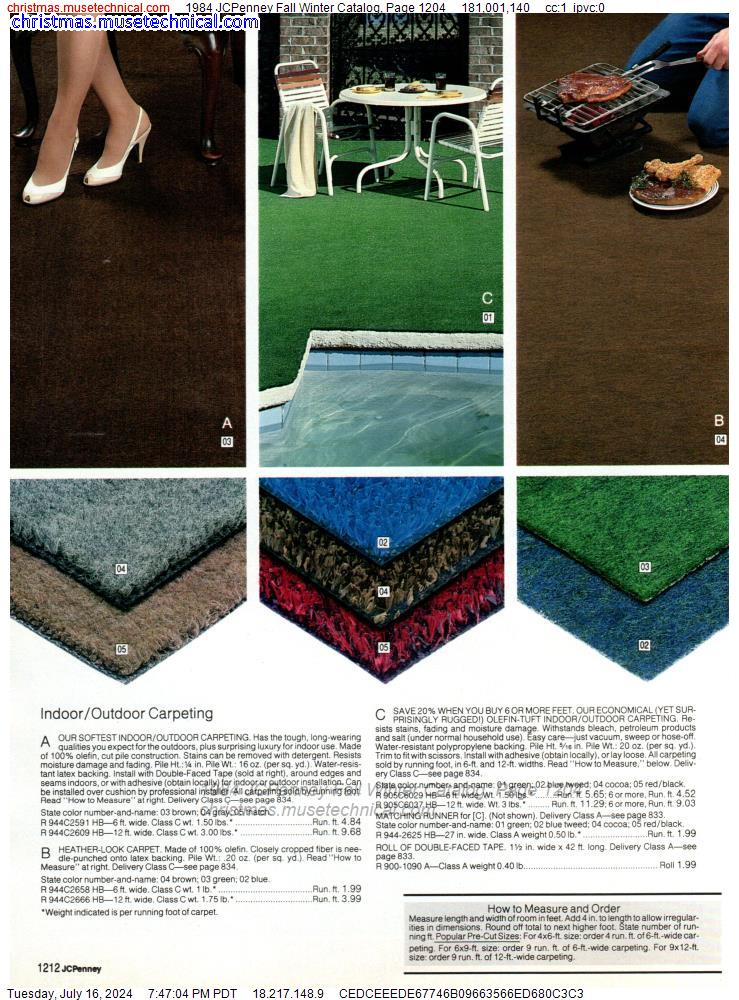 1984 JCPenney Fall Winter Catalog, Page 1204