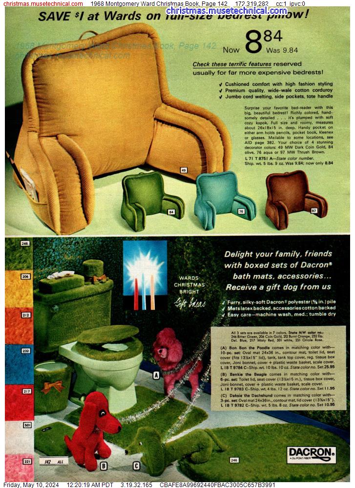 1968 Montgomery Ward Christmas Book, Page 142