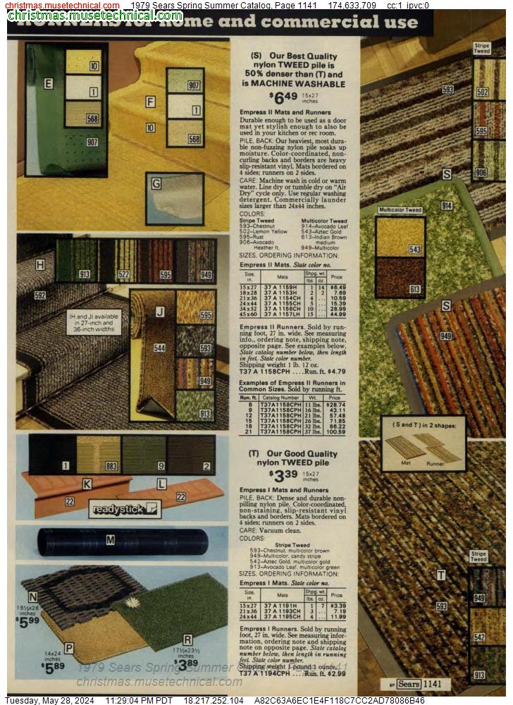 1979 Sears Spring Summer Catalog, Page 1141