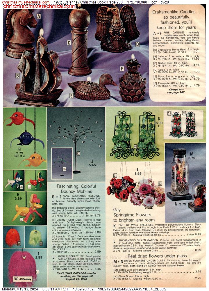 1972 JCPenney Christmas Book, Page 280