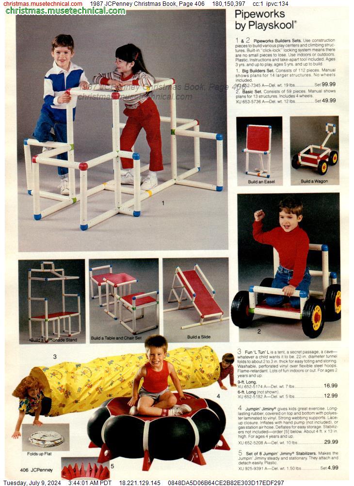 1987 JCPenney Christmas Book, Page 406