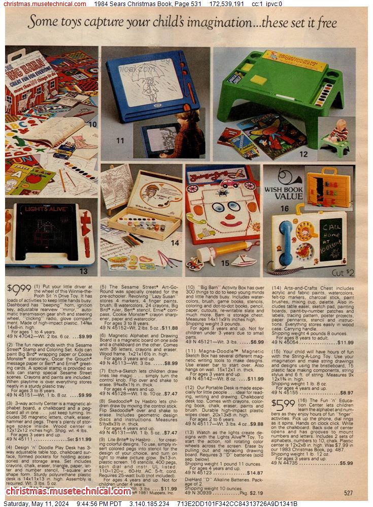 1984 Sears Christmas Book, Page 531