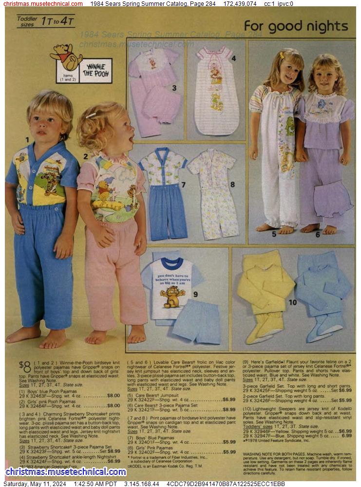 1984 Sears Spring Summer Catalog, Page 284